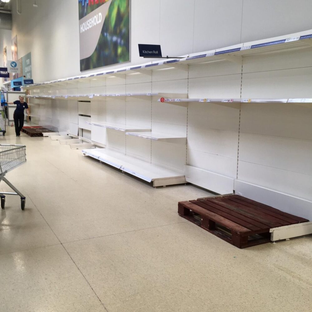 No one wants a return to the empty shelves of March says ParcelHero.