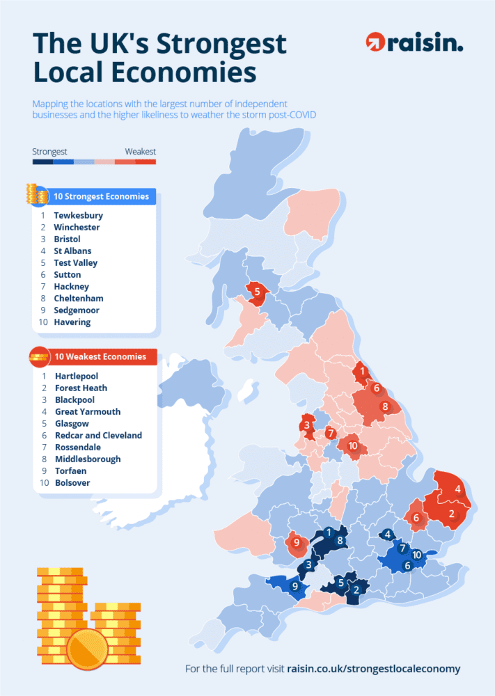 raisin strongest local economy map